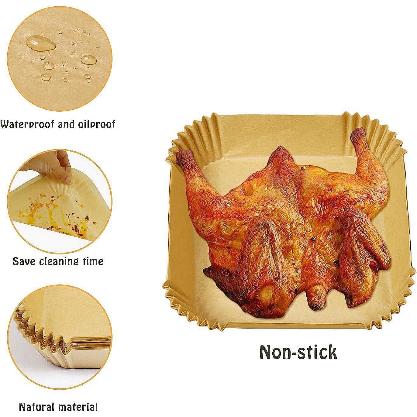 Forros Desechables para Freidora de Aire SIUDANGKA 100Pcs 16cm