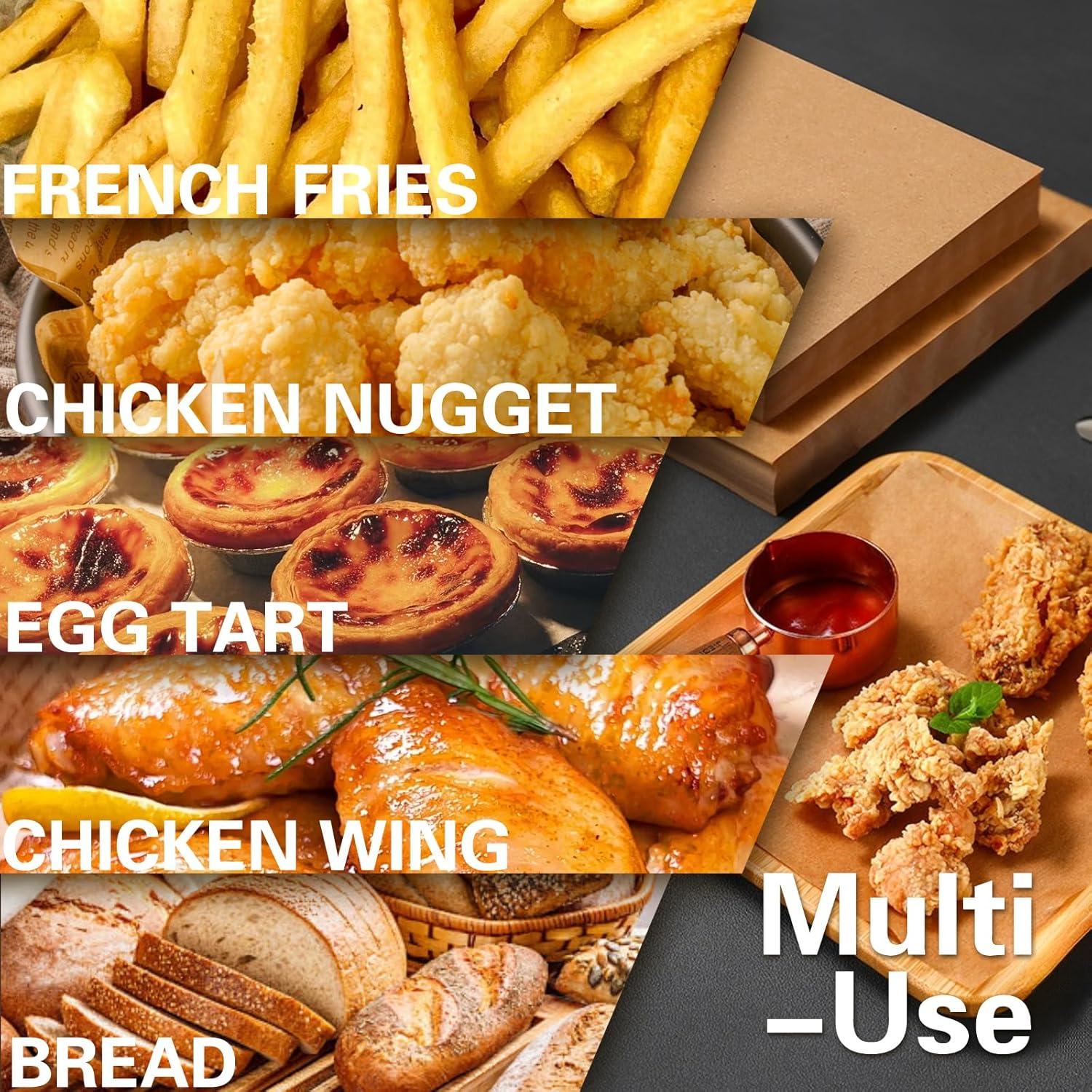 Forros Desechables para Freidora de Aire SIUDANGKA 100Pcs 16cm