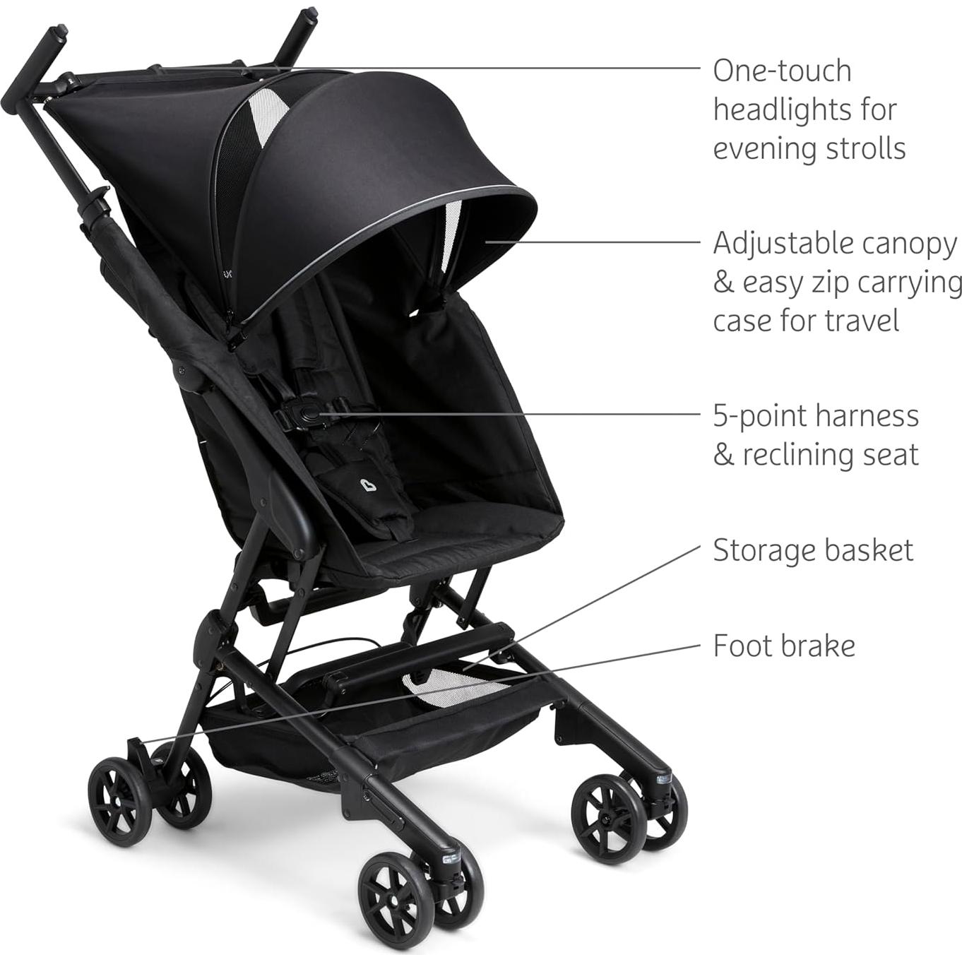 Carrito de Viaje Munchkin Night Owl Compacto con Luces