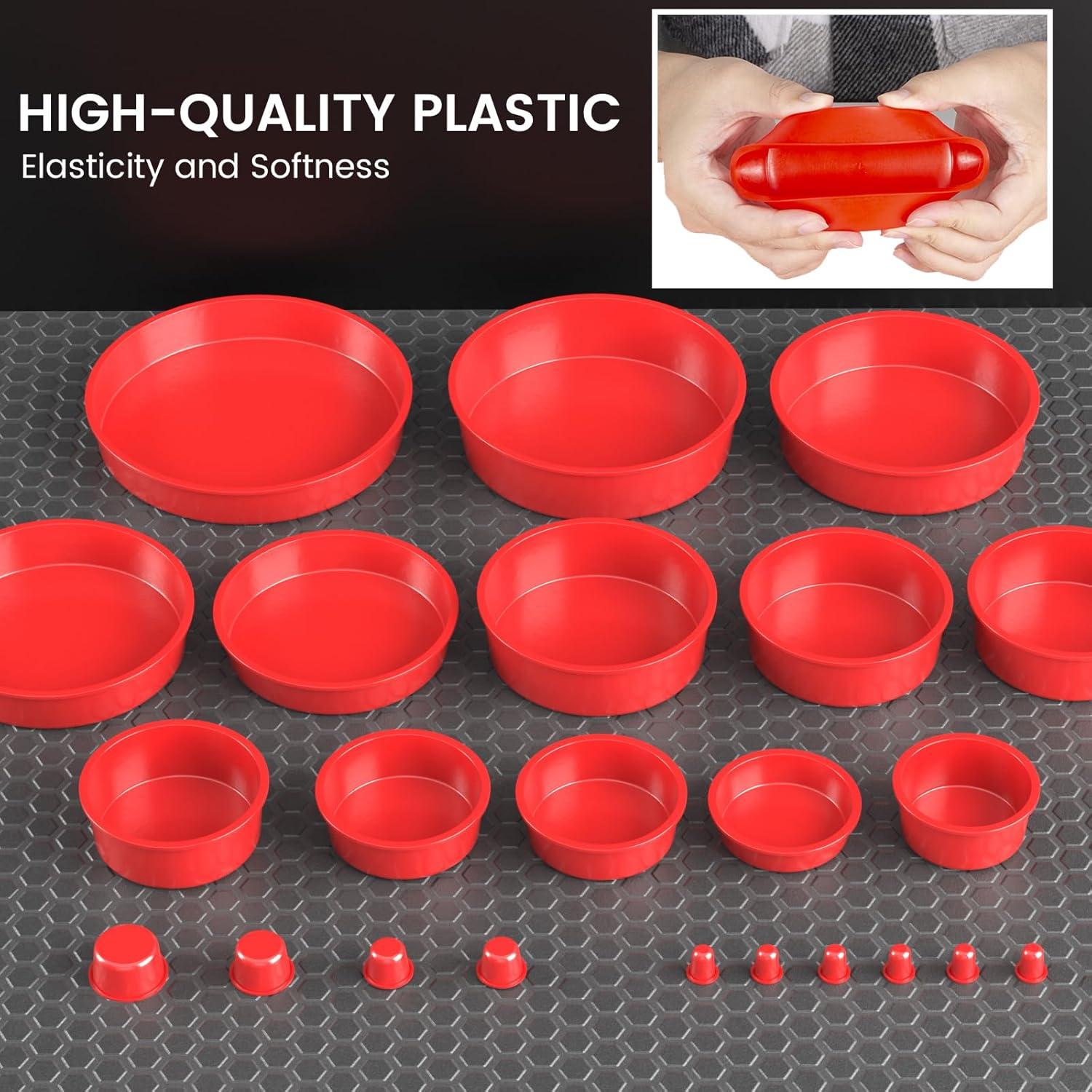 Kit de tapones de capó TUIREL 23 piezas para pruebas de fugas