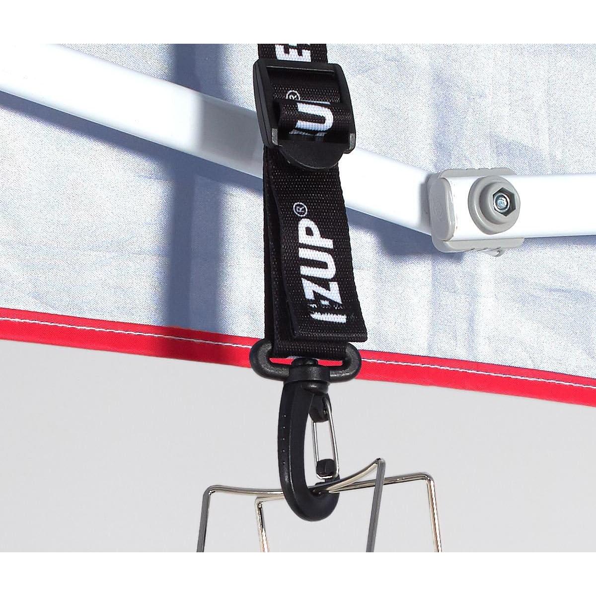 Clips Colgantes E-Z UP para Carpa, Juego de 5, Negro