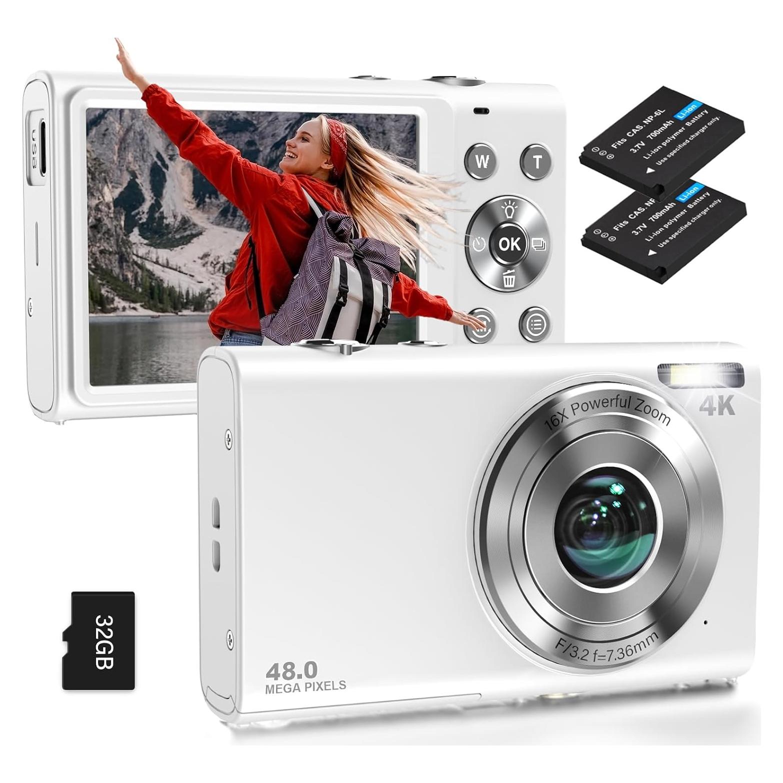 Cámara Digital STUOGYUM DC402-AF 4K 48MP Zoom 16X