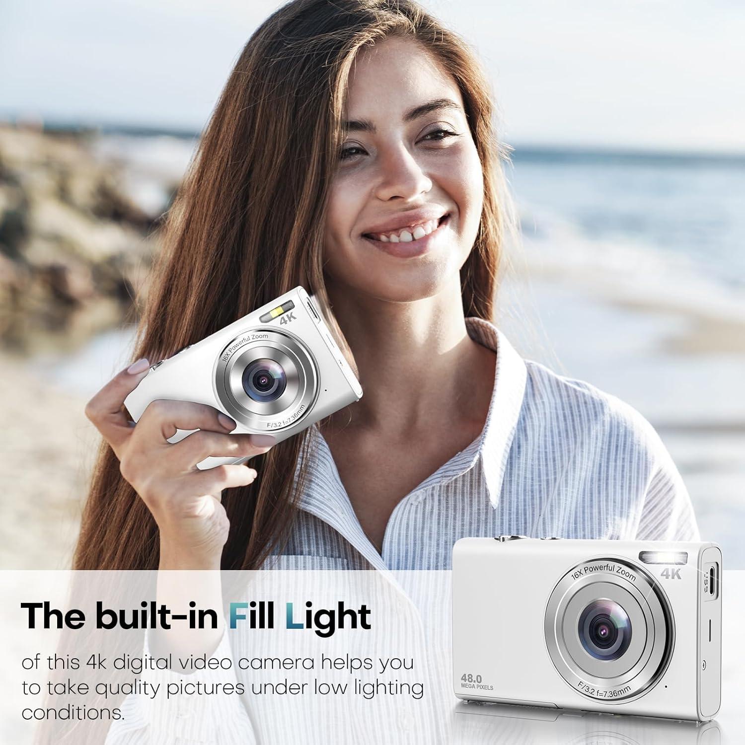 Cámara Digital STUOGYUM DC402-AF 4K 48MP Zoom 16X