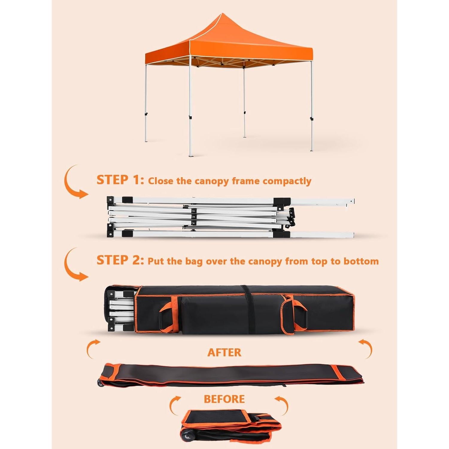 Bolsa de Almacenamiento para Carpa Grande Roetelo 160x25cm