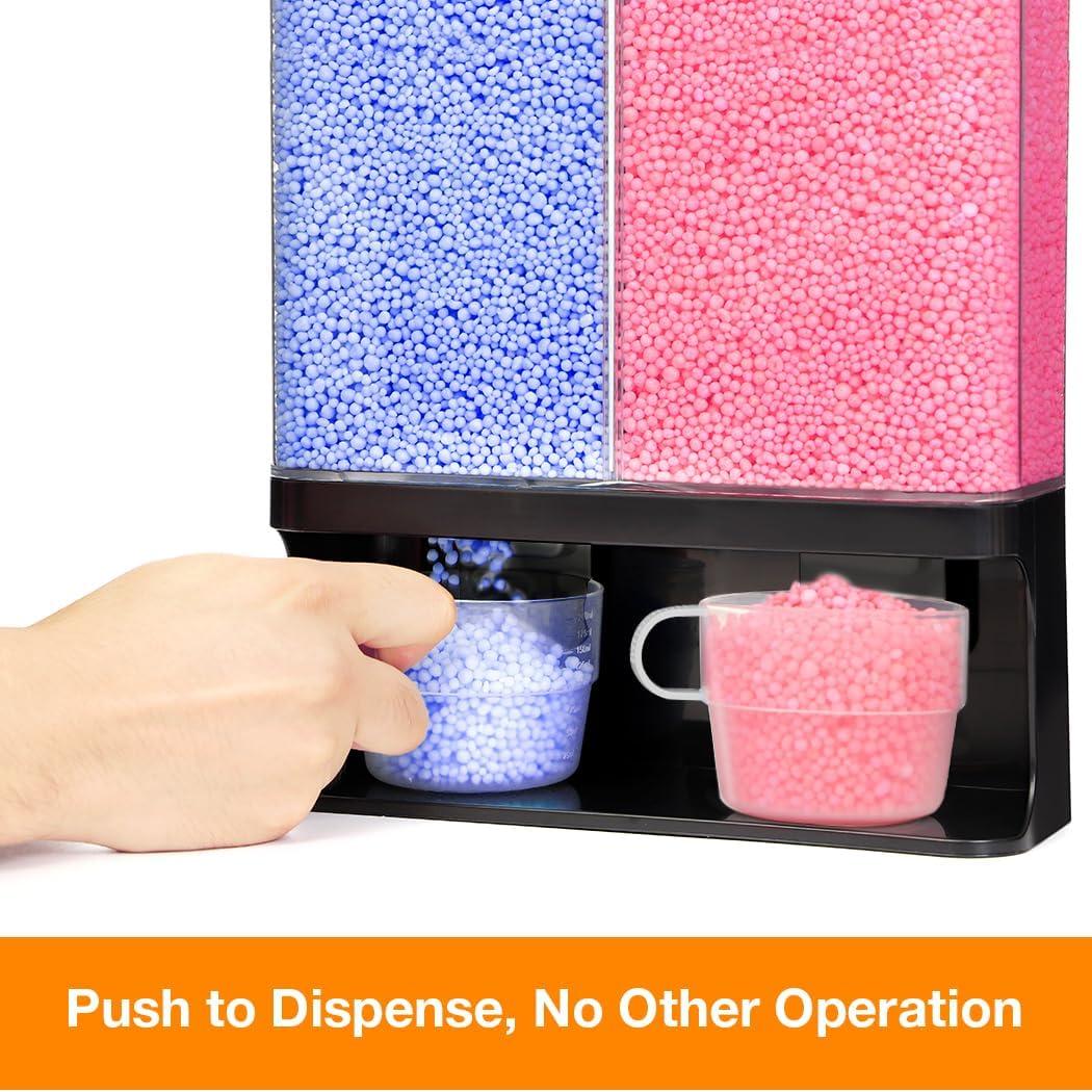 Dispensador de Perlas Aromatizantes Conwomin Negro 24.5x9.5x30.9 cm