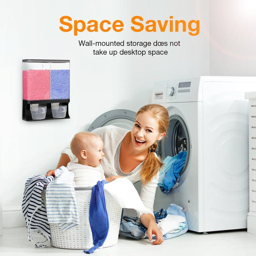 Dispensador de Perlas Aromatizantes Conwomin Negro 24.5x9.5x30.9 cm