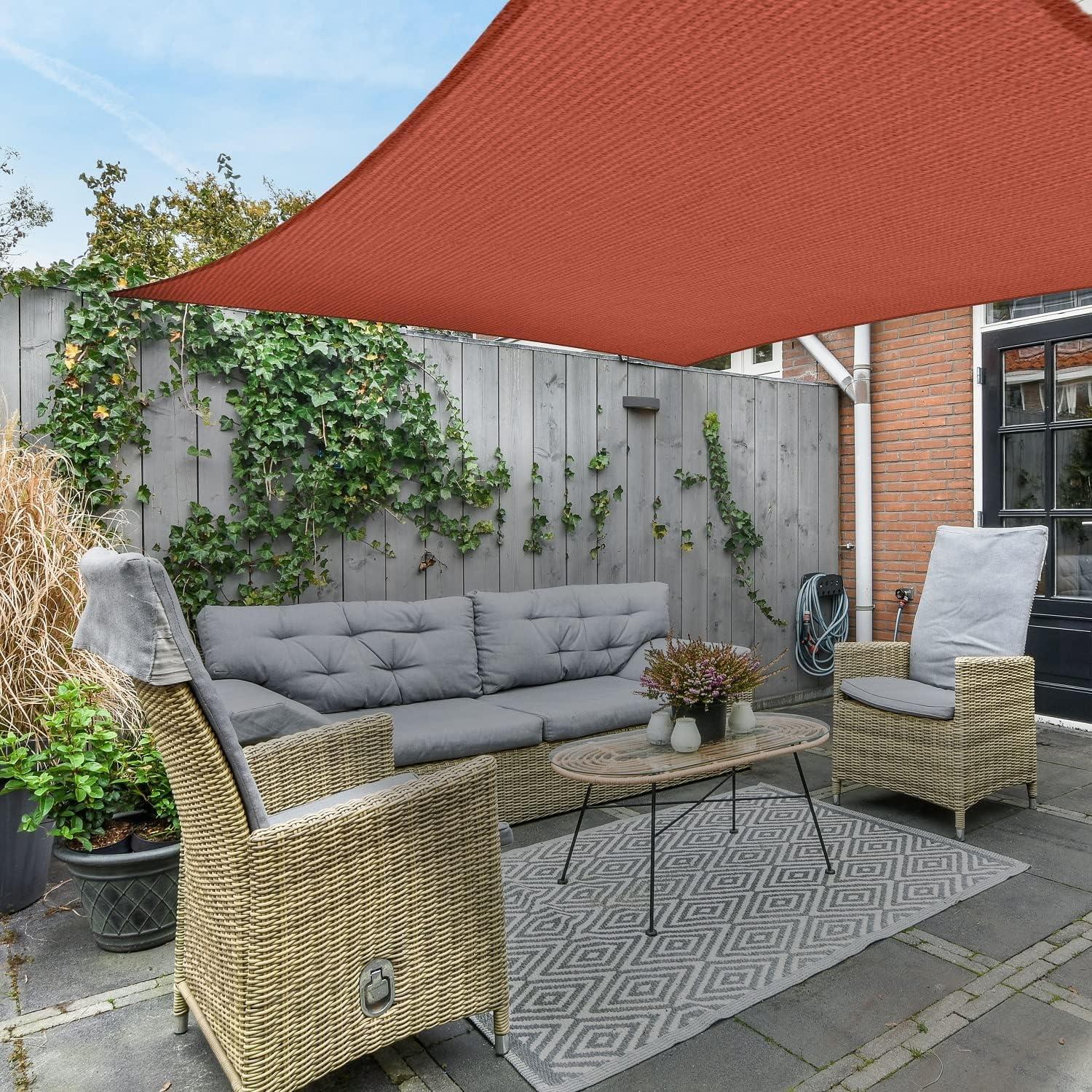 Toldo Sombra Rectangular AsterOutdoor 1.83m x 3.05m Bloqueo UV
