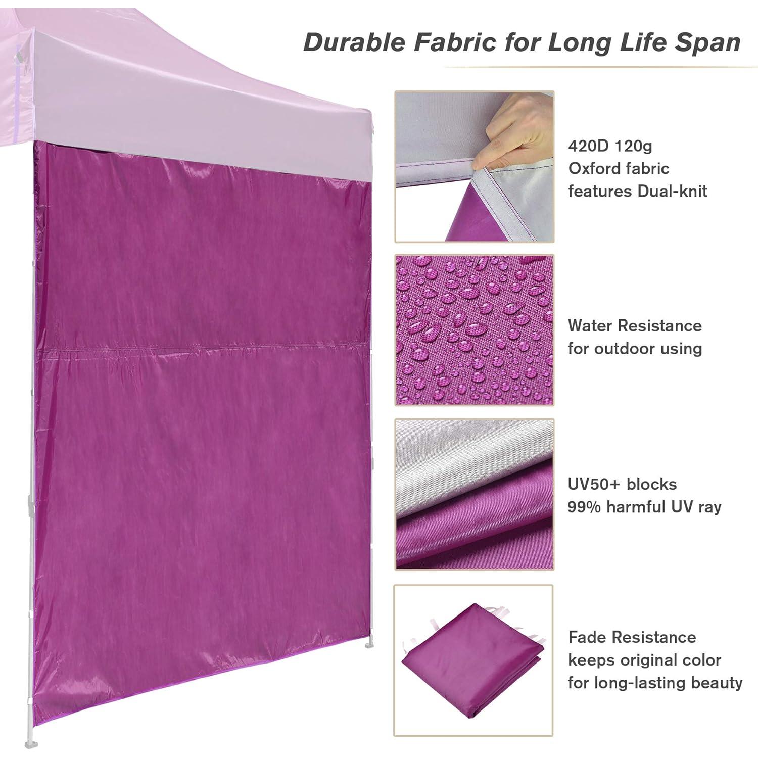 Panel Lateral Universal Instahibit 3.05x3.05m UV50+ Violeta