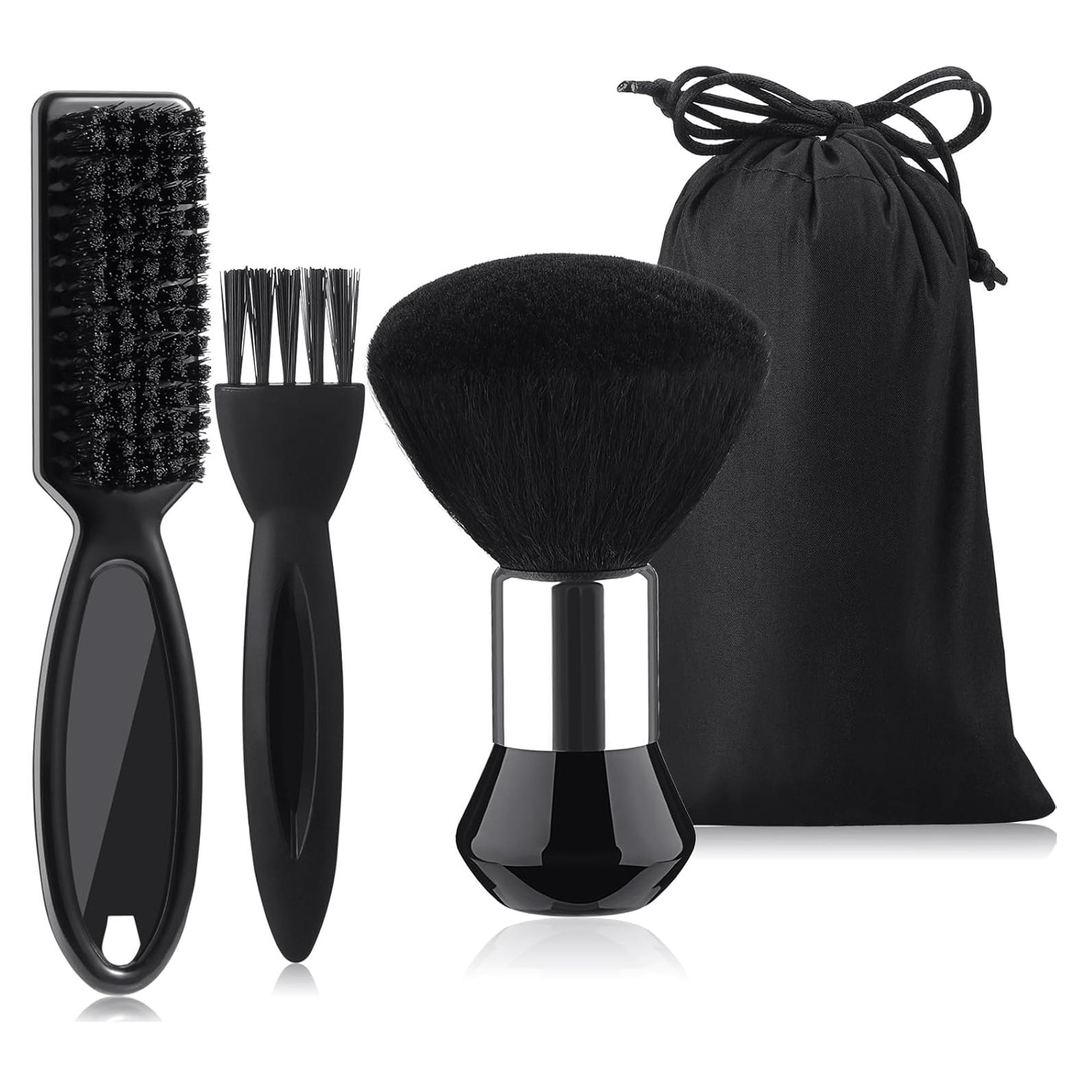 Kit de Limpieza Patelai 3 Piezas Cepillos para Barberos