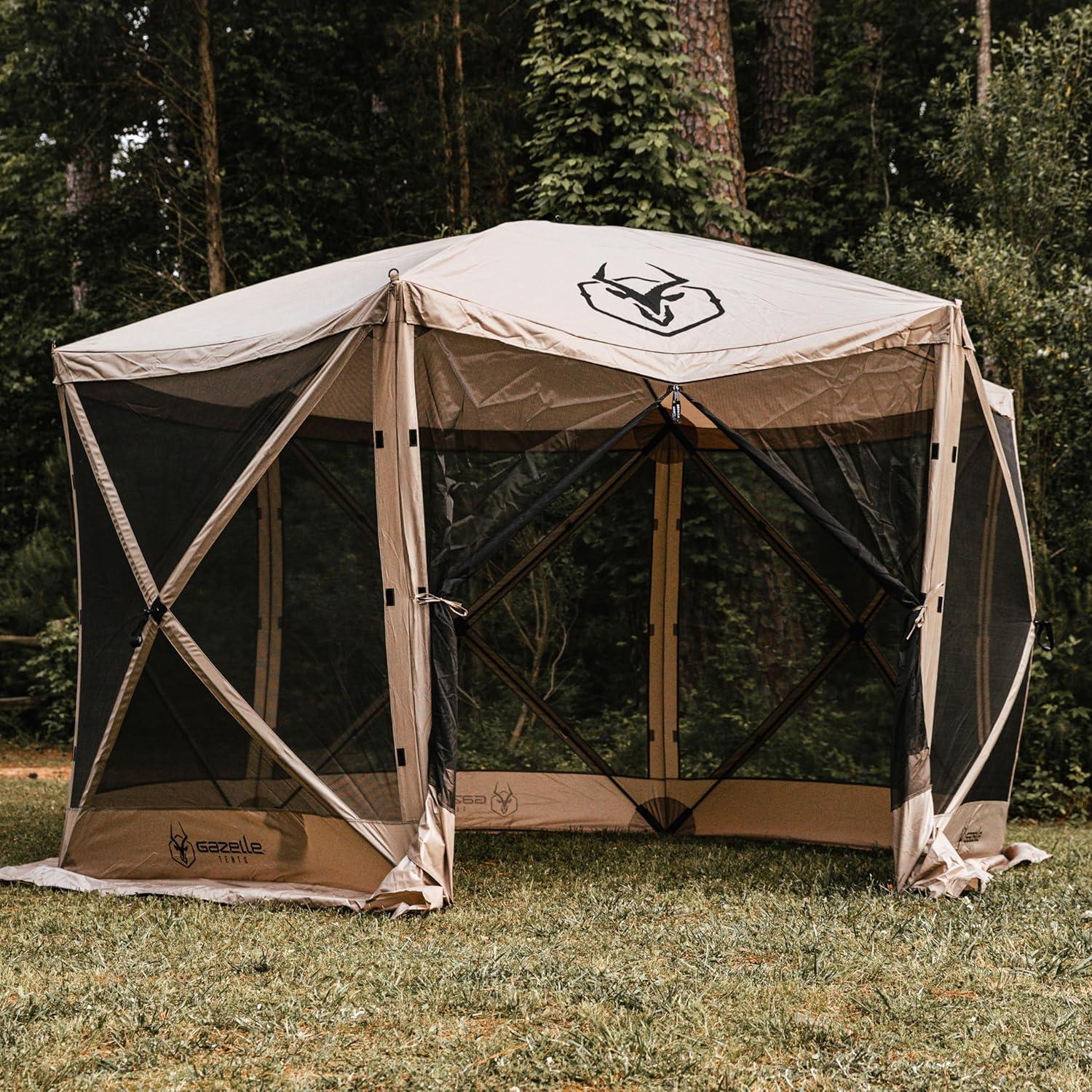 Gazelle G6 Gazebo Portátil 6 Lados 8 Personas Impermeable