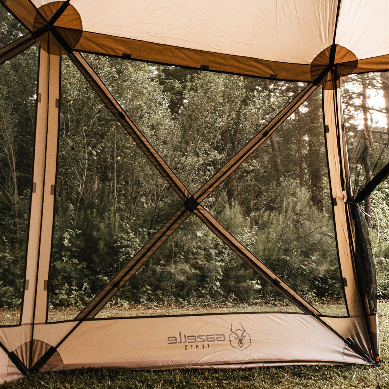 Gazelle G6 Gazebo Portátil 6 Lados 8 Personas Impermeable