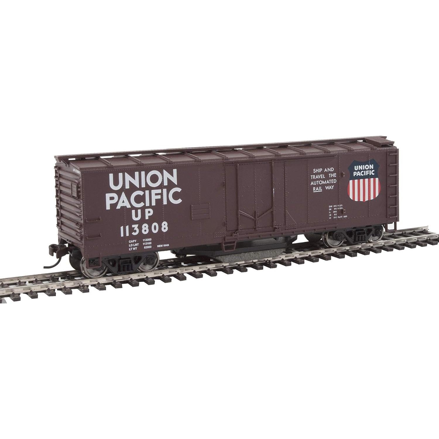 Vagón de limpieza de rieles Walthers Trainline HO 40' Union Pacific