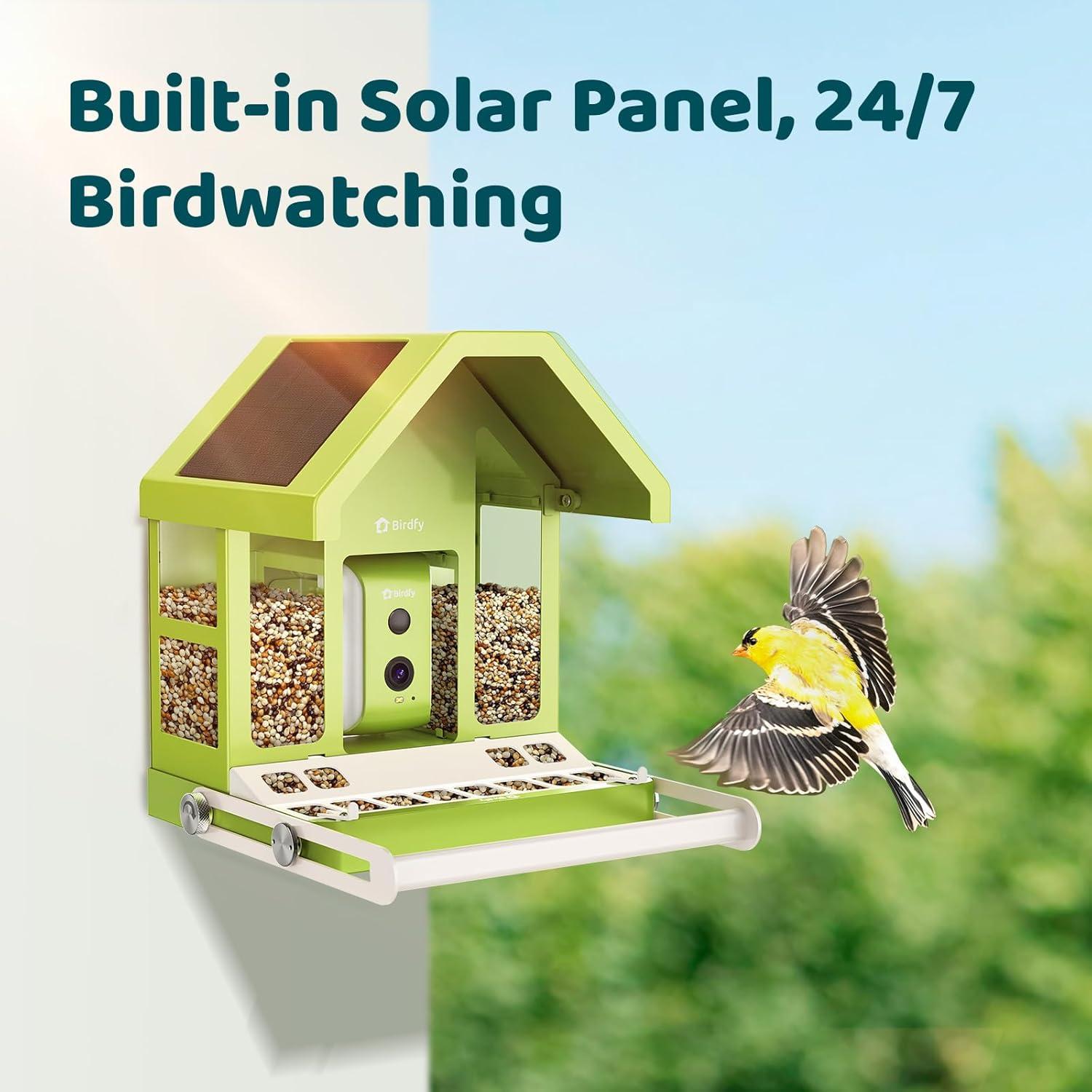 Comedero Inteligente Birdfy con Cámara HD Solar 2.49kg