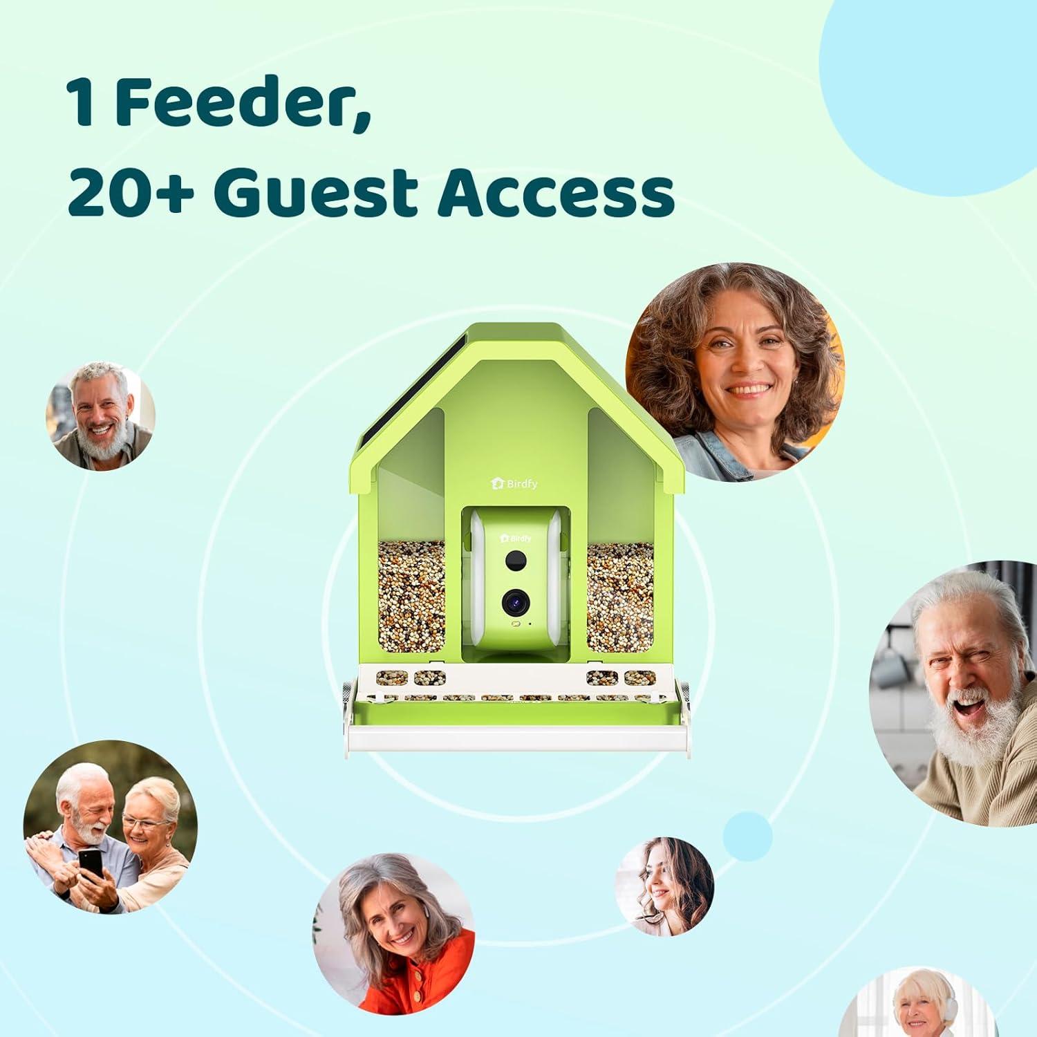 Comedero Inteligente Birdfy con Cámara HD Solar 2.49kg