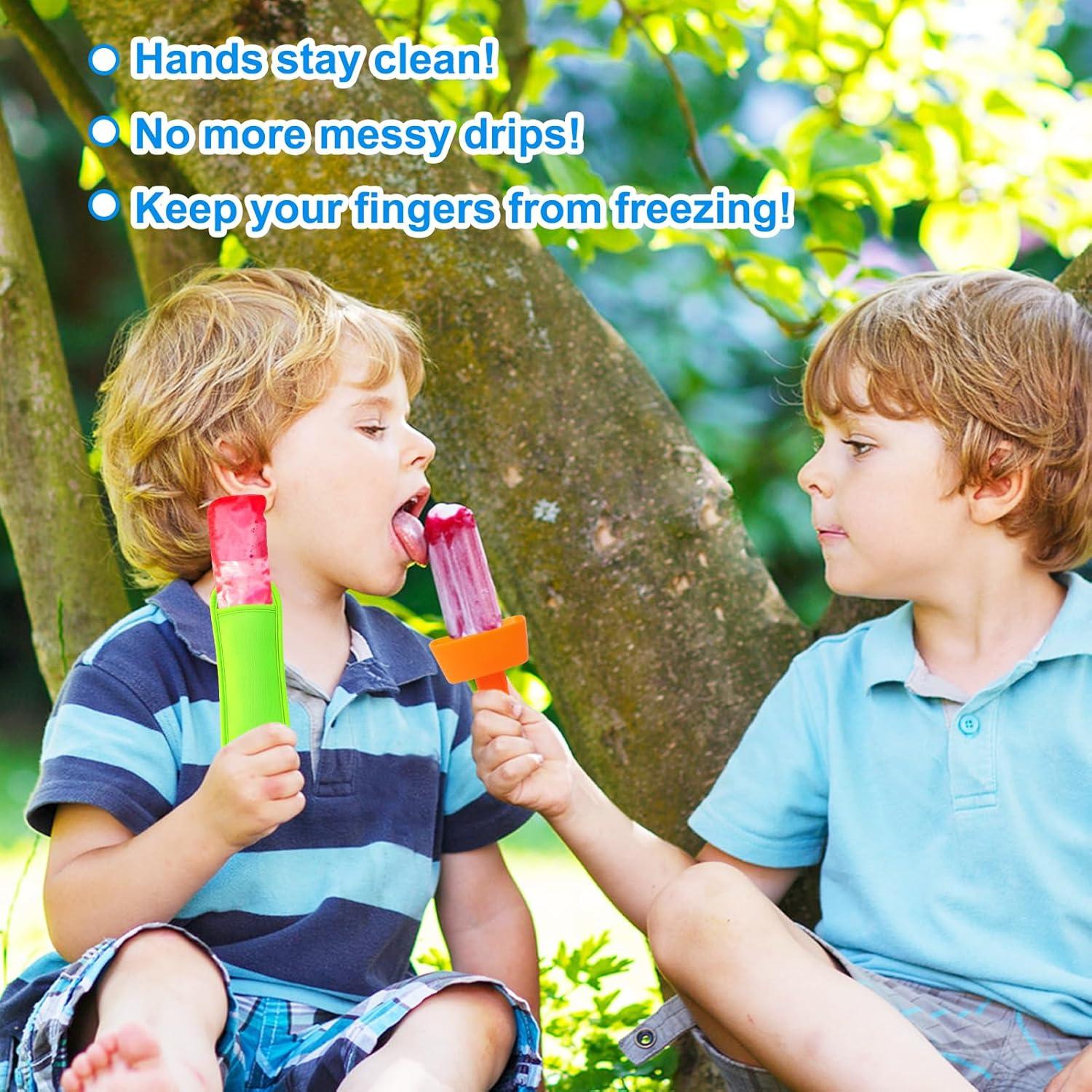 Set de 12 Soportes y Fundas para Paletas AIERSA - Silicona y Neopreno