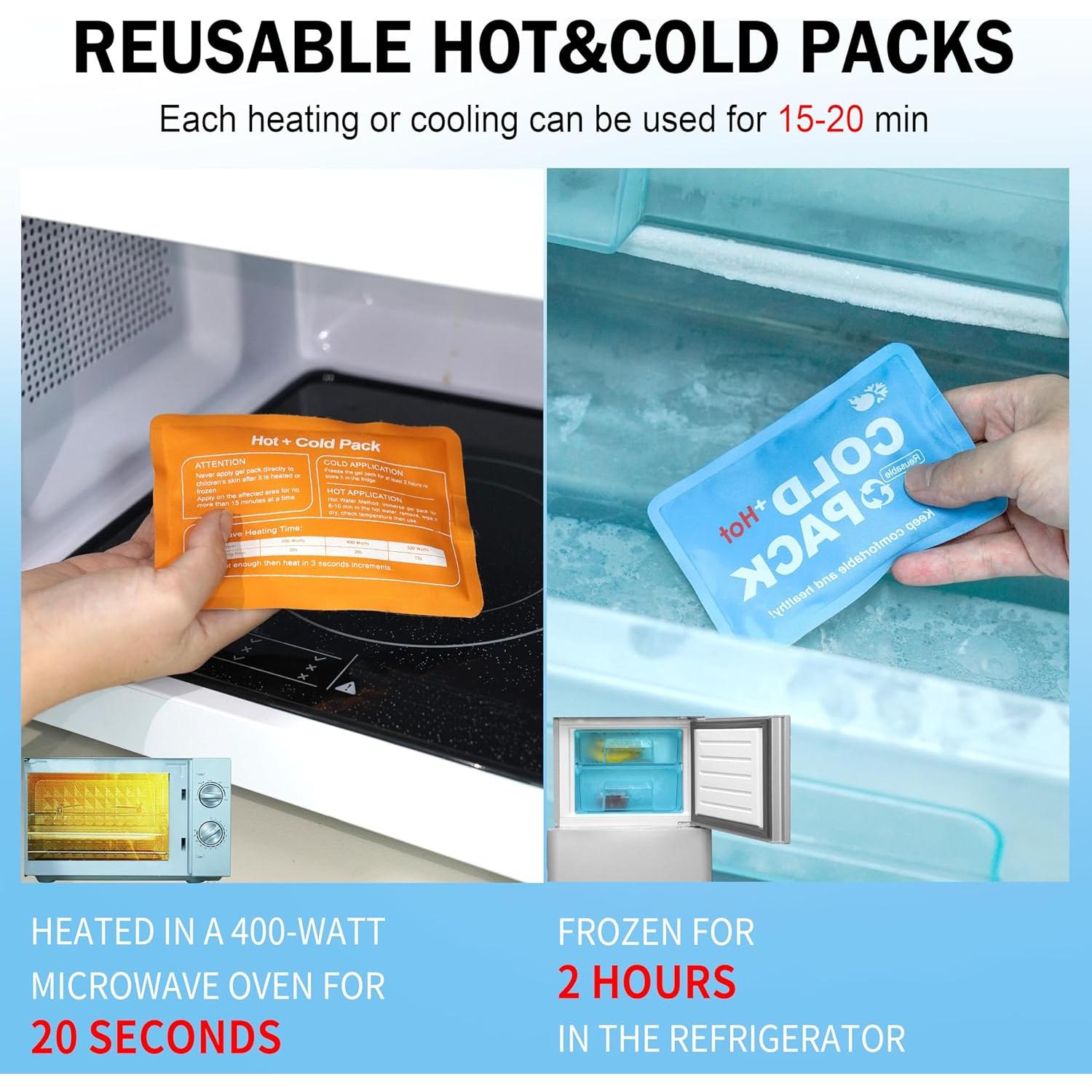 Faja para Tendinitis de Bíceps FEATOL con 2 Paquetes de Hielo