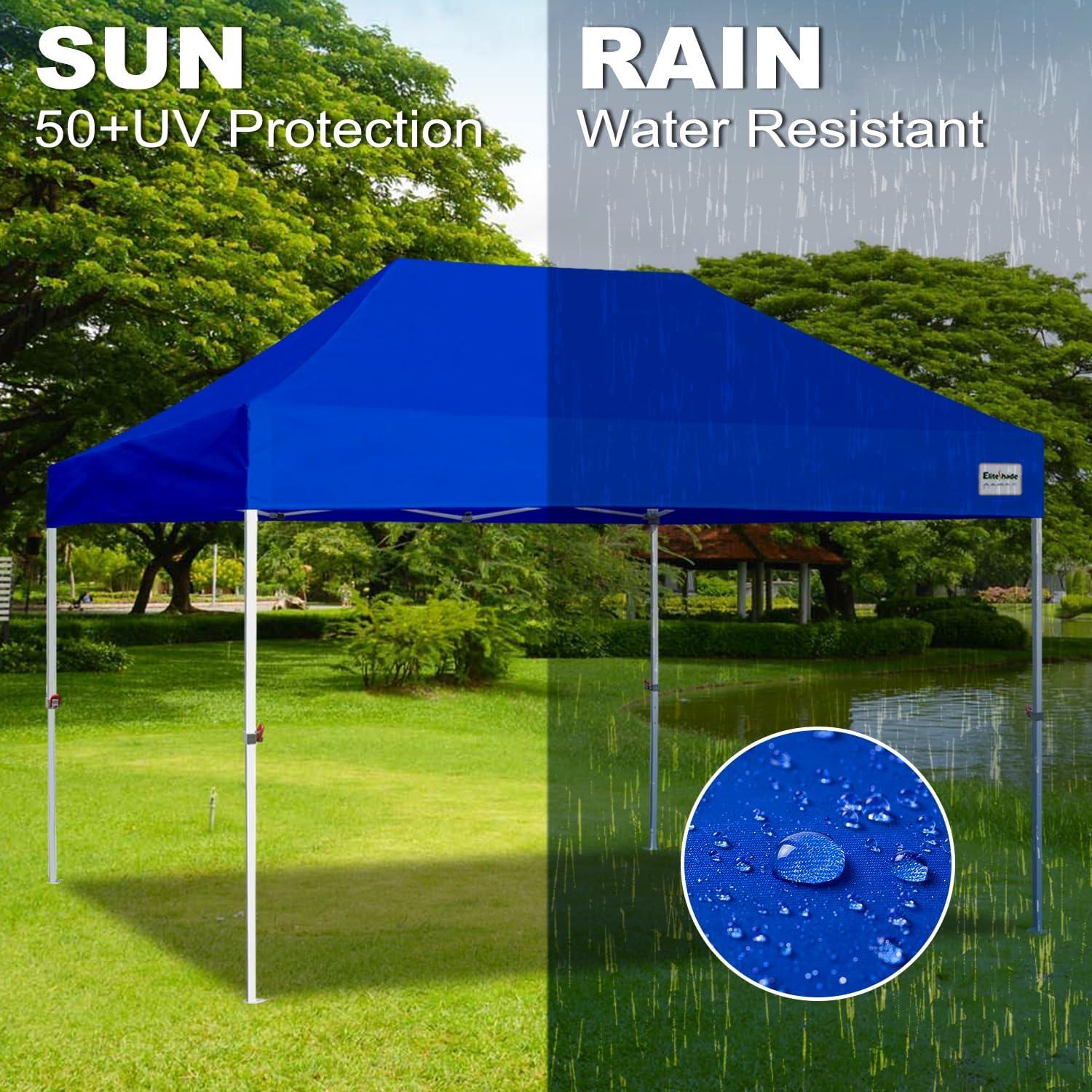 Cubierta Superior EliteShade 3.05x4.57m Carpa Plegable Azul