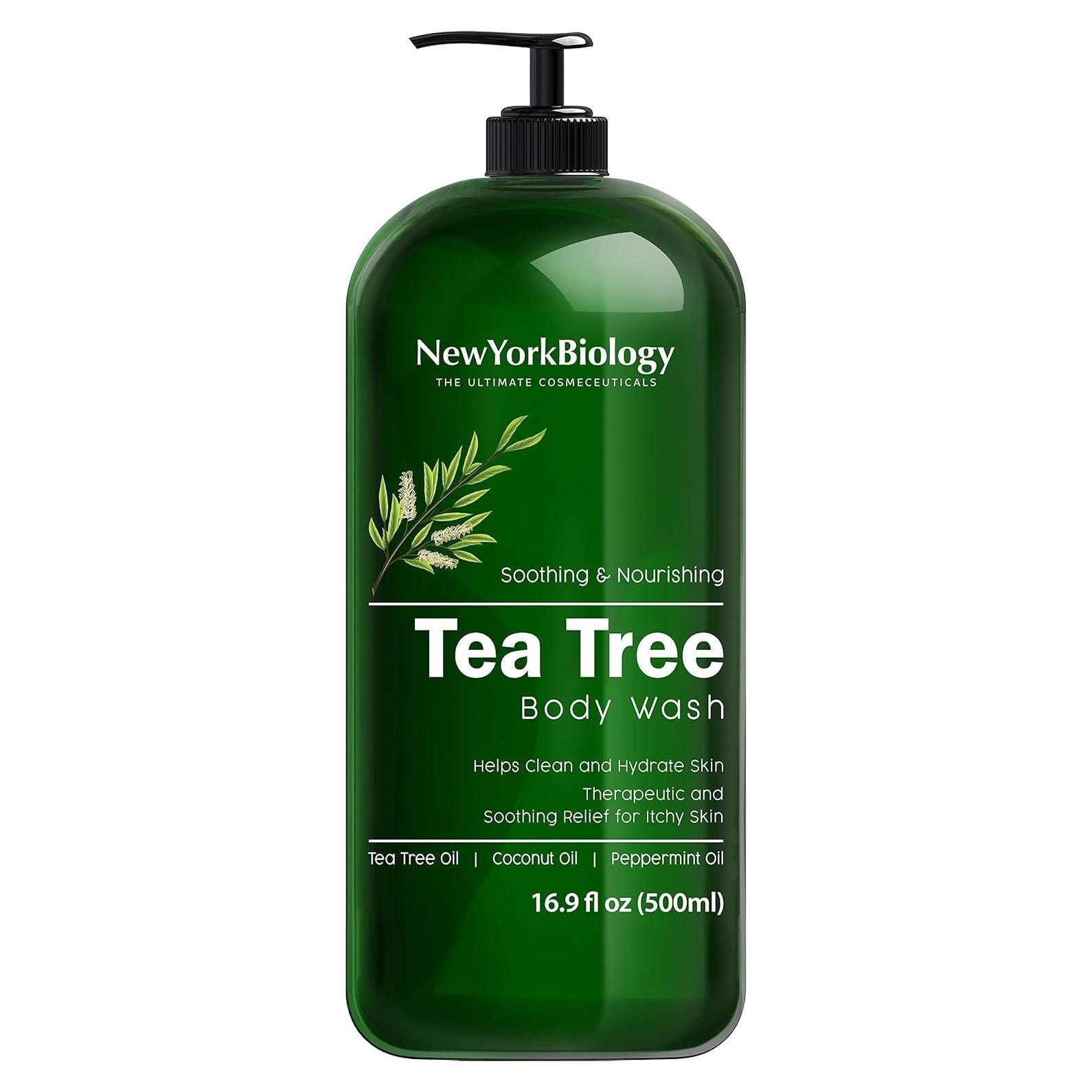 Jabón Corporal Hidratante Árbol de Té Nueva York Biología 500 ml