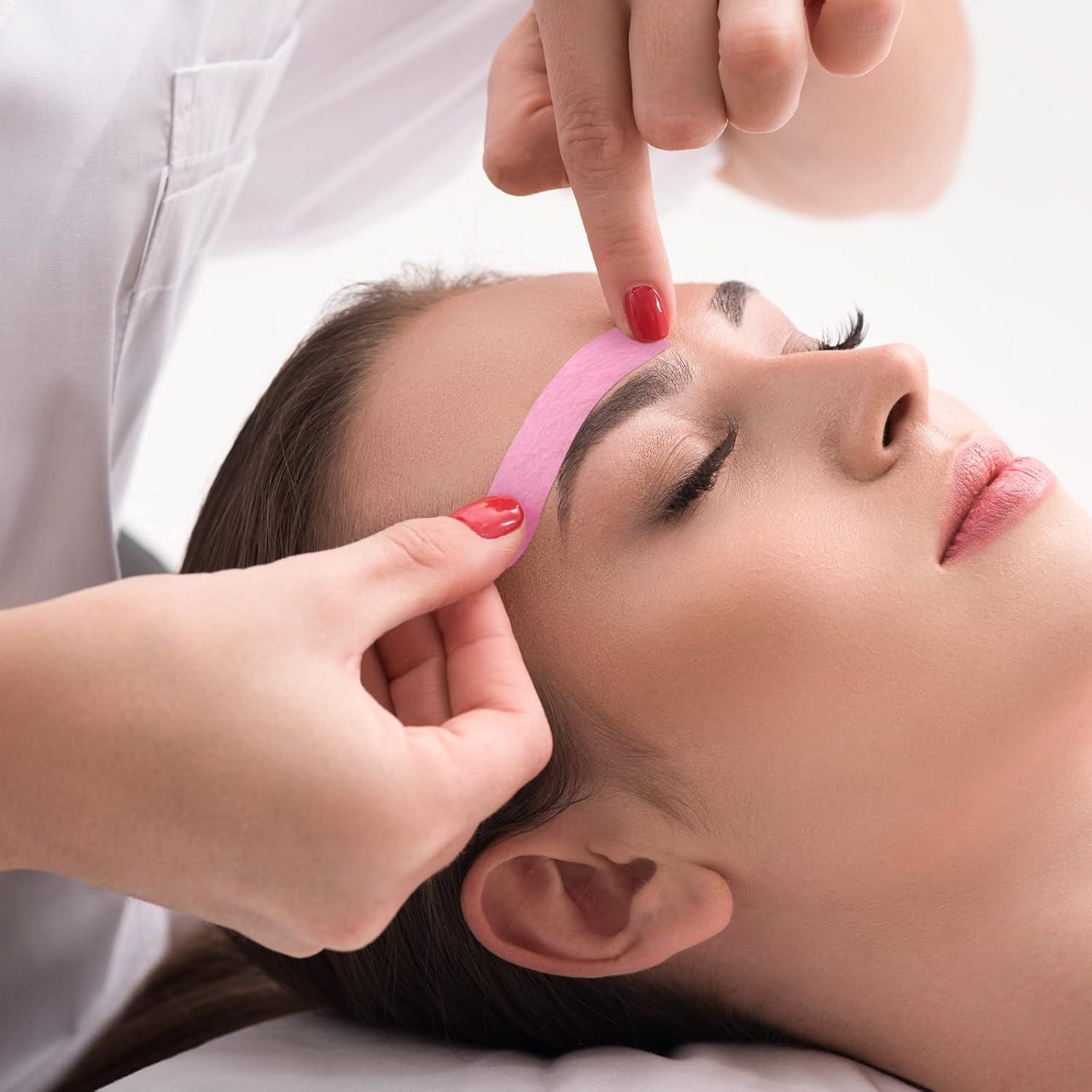 Cintas de Cera para Depilación Maitys 400 Piezas Rosa 1x5 cm