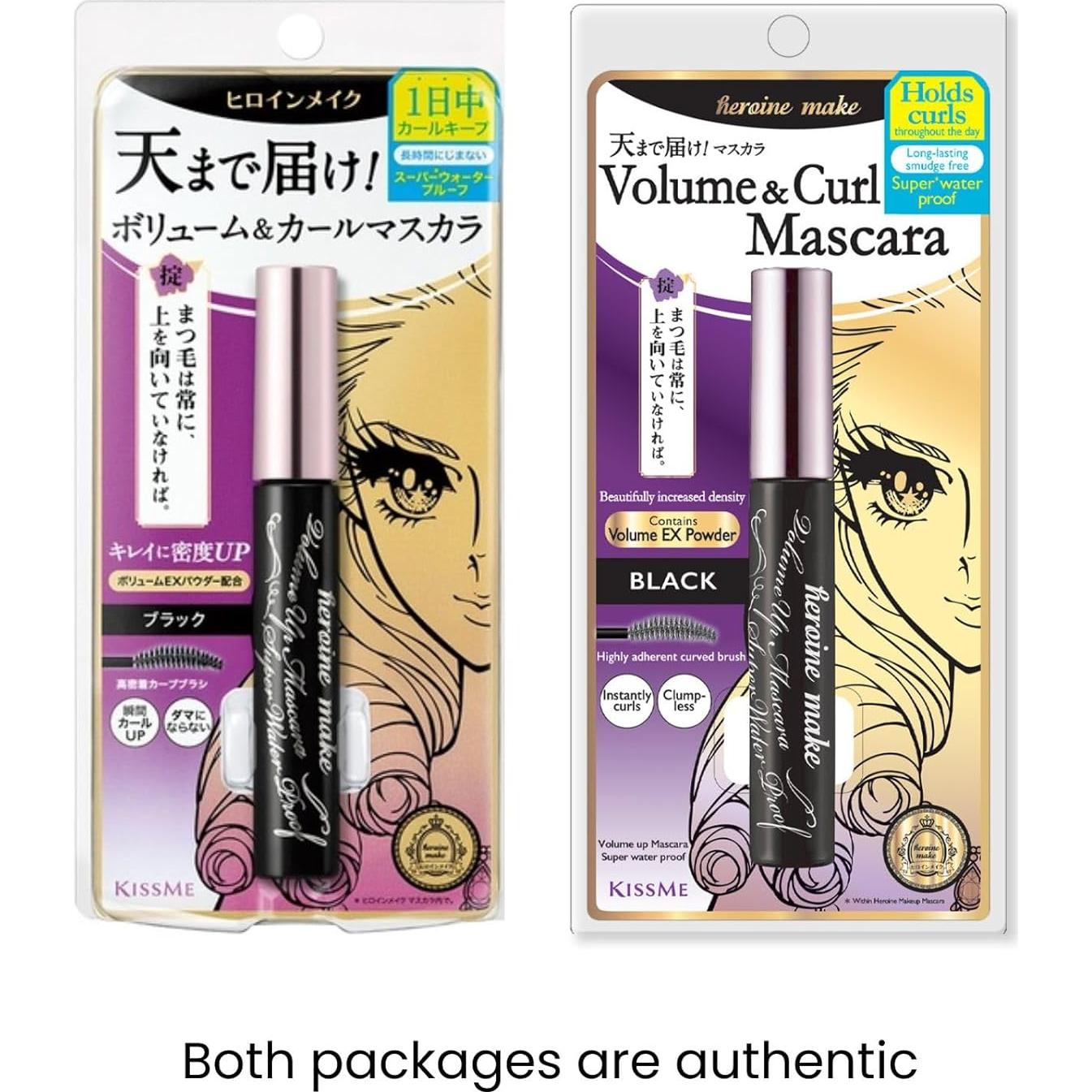 Máscara Voluminizadora a Prueba de Agua KissMe Heroine Make 6g