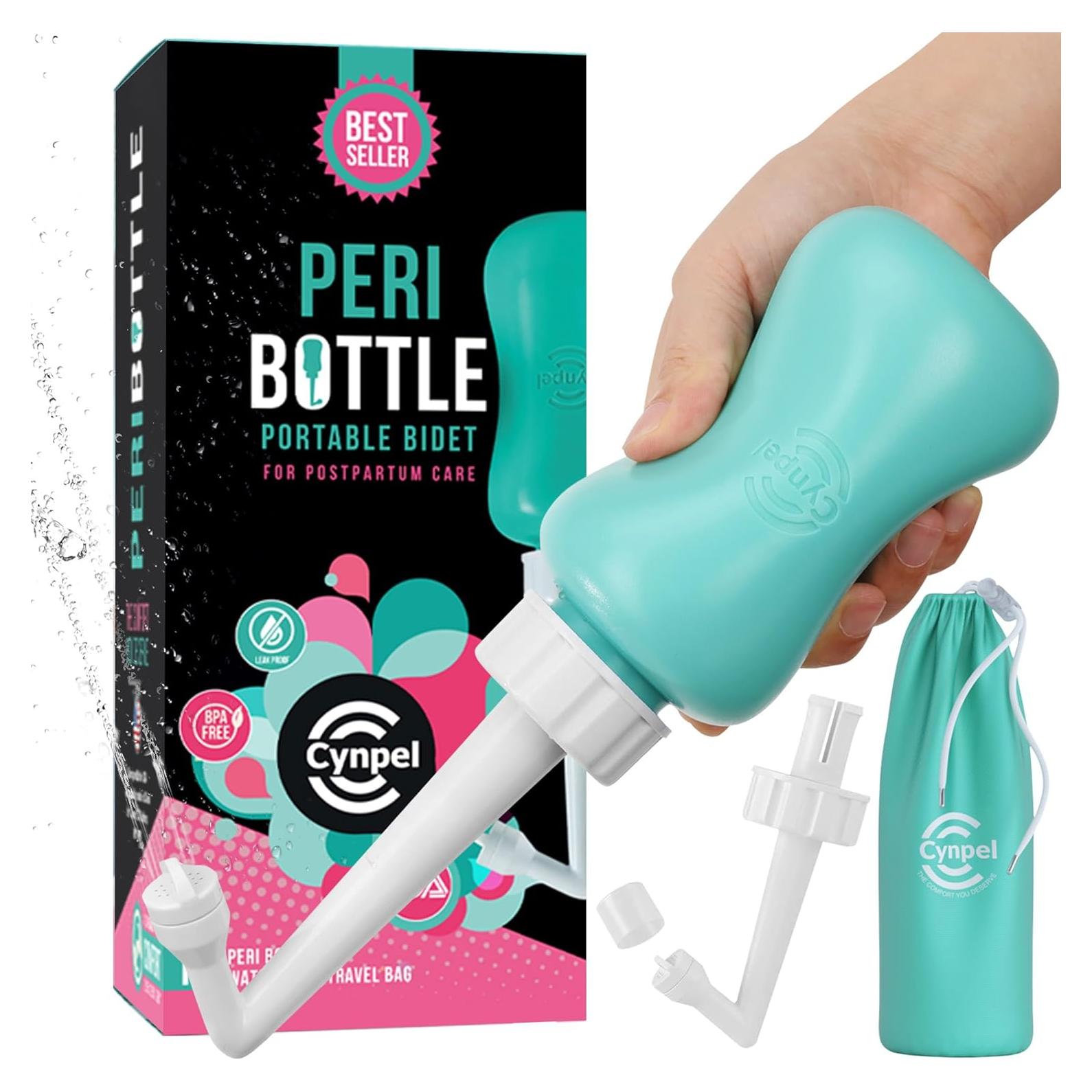 Botella Peri Cynpel - Bidet Portátil para Cuidado Postparto - 354 ml - Azul