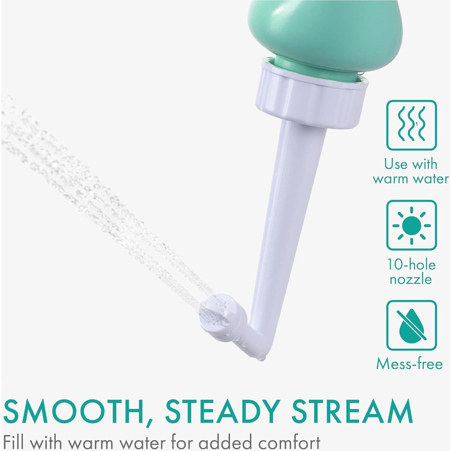 Botella Peri Cynpel - Bidet Portátil para Cuidado Postparto - 354 ml - Azul