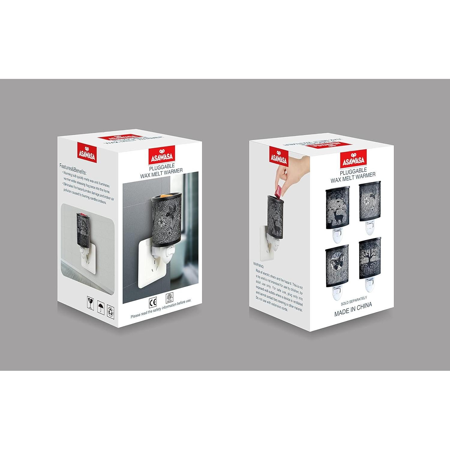 Calentador de Cera Eléctrico ASAWASA Banyan 15W Metal