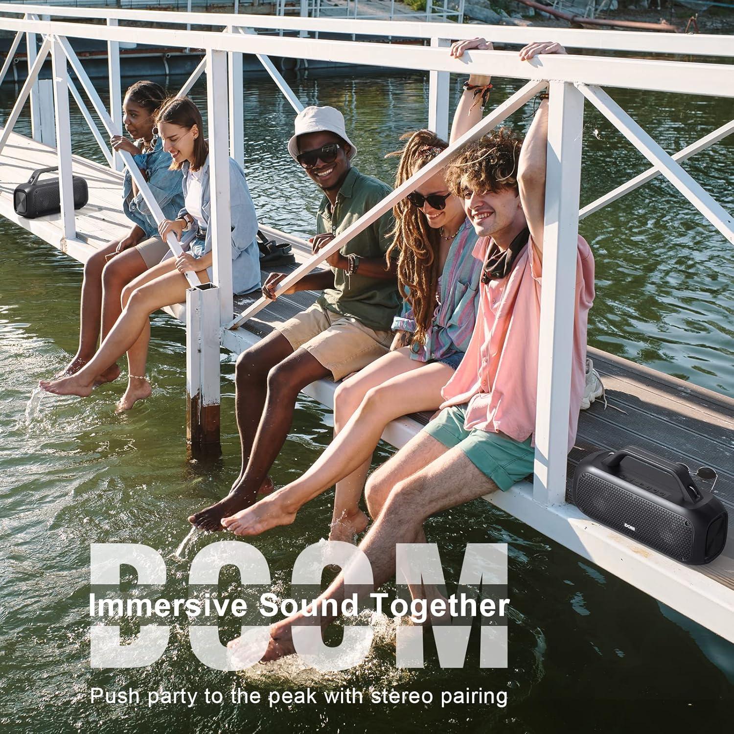 Altavoz Bluetooth DOSS Extreme Boom 60W Impermeable IPX6