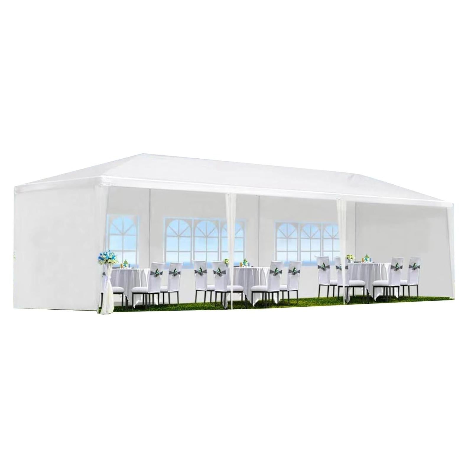 Carpa BouPower 10x9 m con 5 Paredes Laterales Removibles