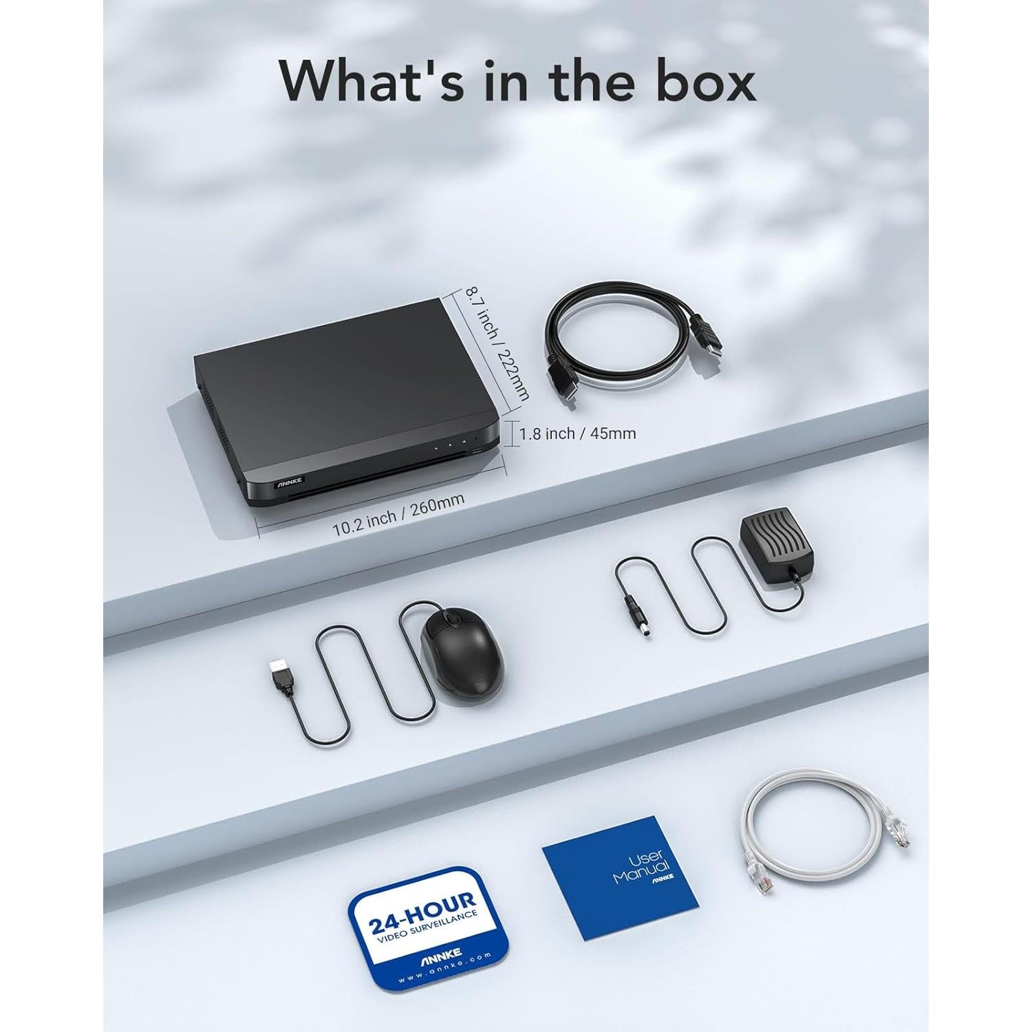 Grabador de Video Digital ANNKE 16 Canales 1080P Lite