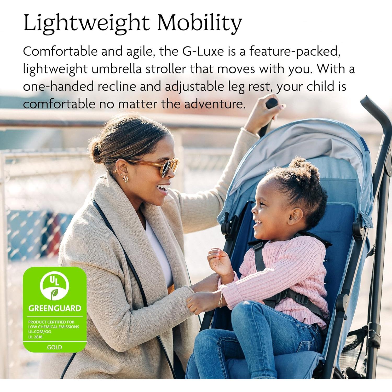 Carrito de Paraguas UPPAbaby G-Luxe Plegable Reclinable