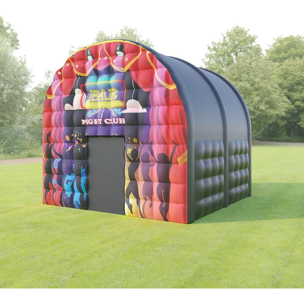Carpa Inflable Grande YoungHome 4.49x4.49x4.27m Negra