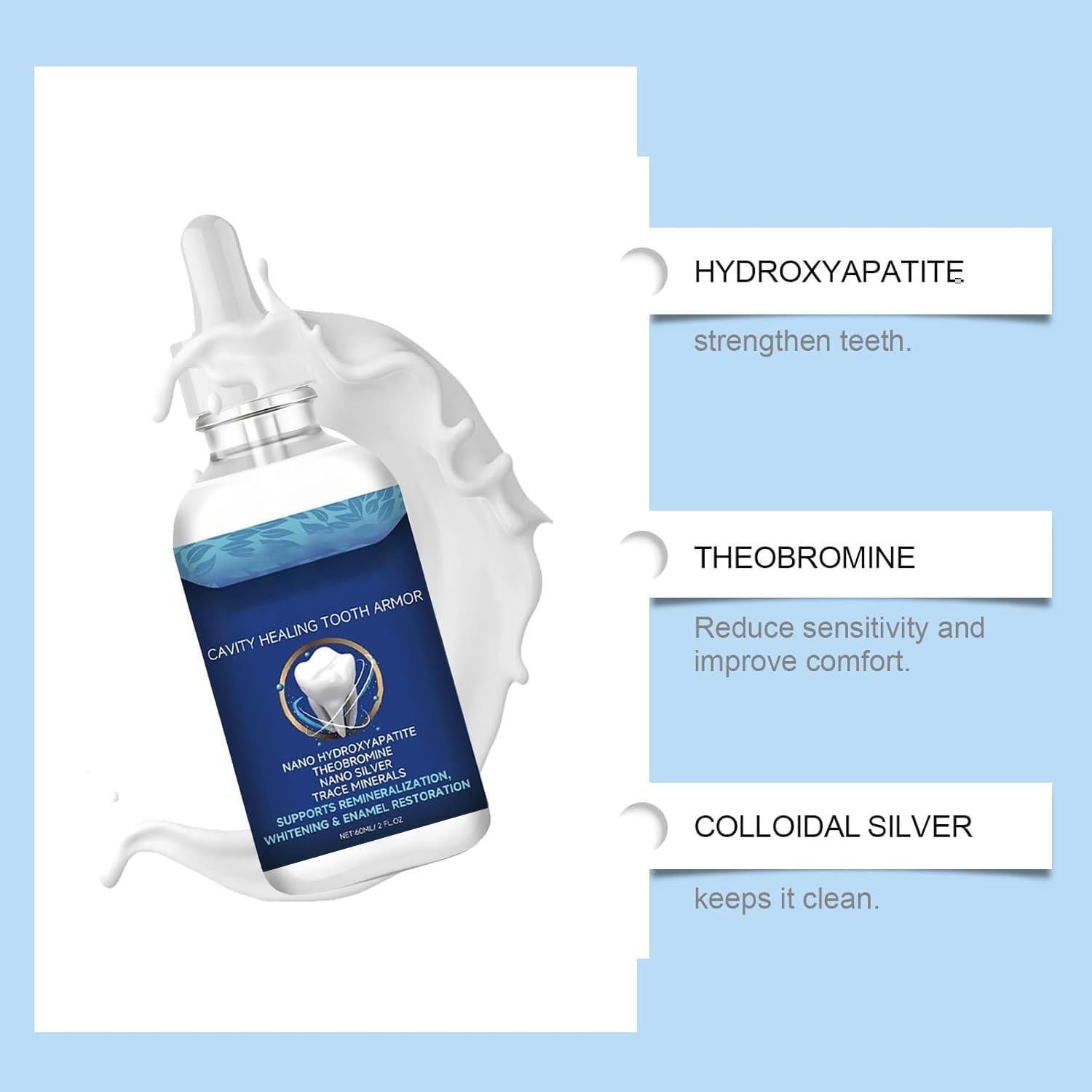 Dentite Armadura Líquida LIOZXIUT para Cavidades - 3 Piezas