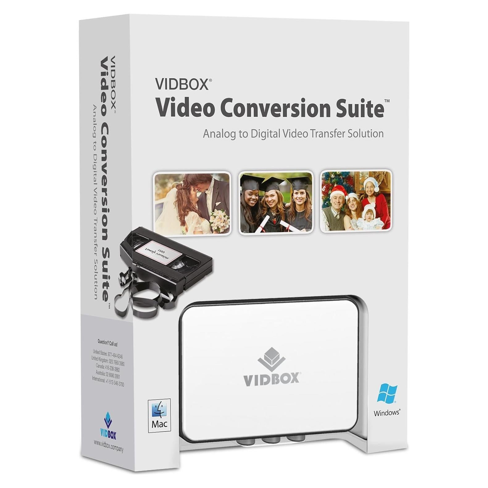 VIDBOX Suite de Conversión de Video USB para PC y Mac
