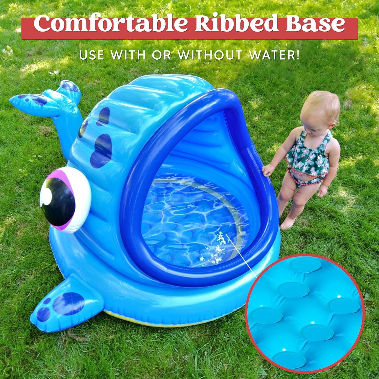 Piscina Inflable Infantil Joyin con Sombra de Ballena 53L