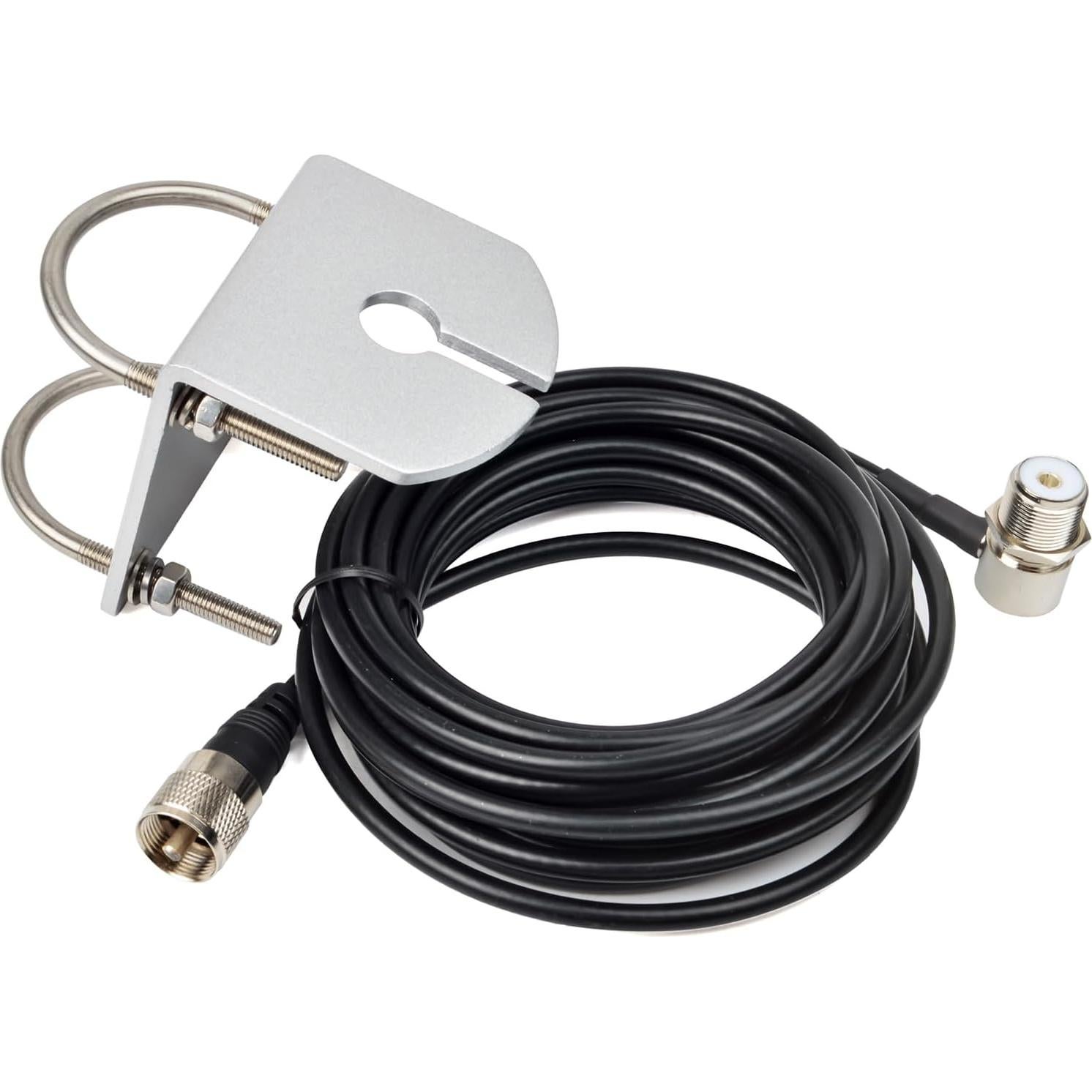Soporte de Antena Móvil HYS SO239 a PL-259 con Cable 5m