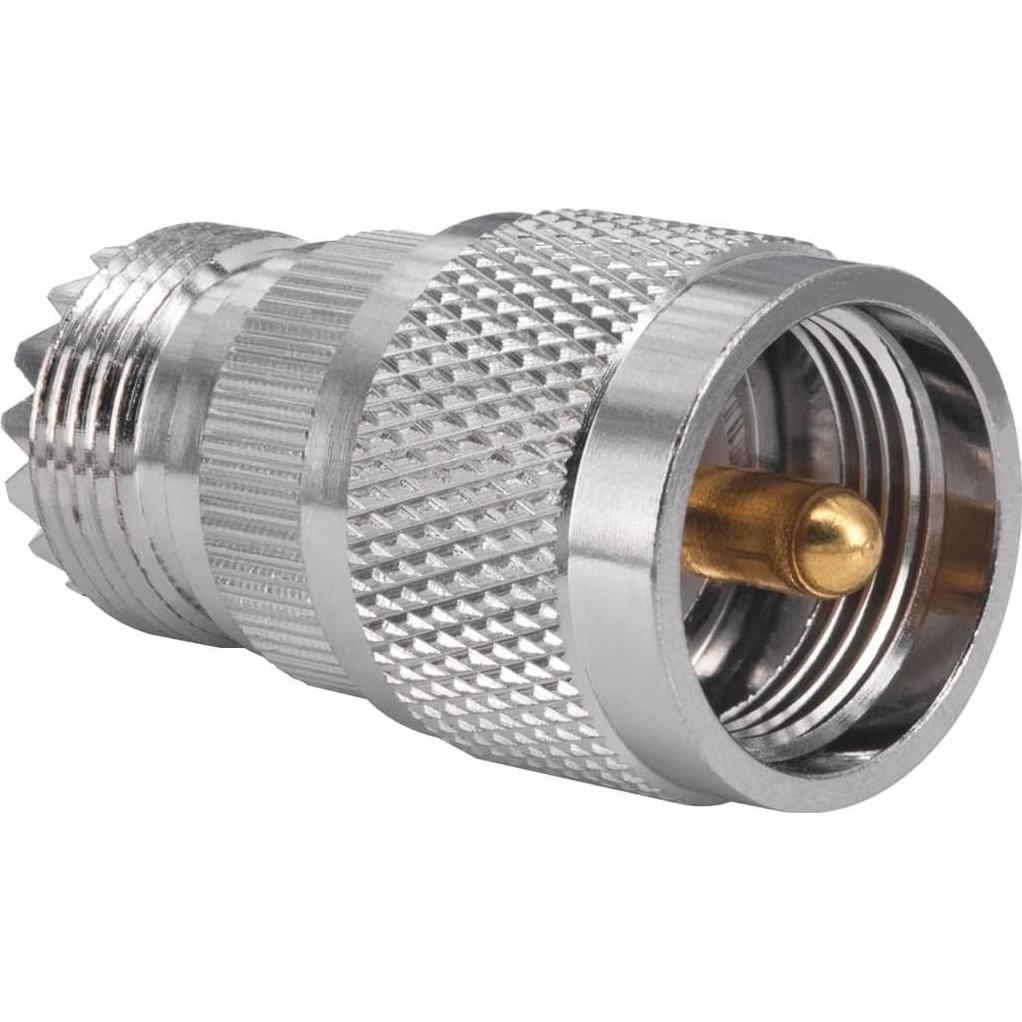 Conector Coaxial UHF Macho a Hembra Boobrie PL259 SO239 - Paquete de 2