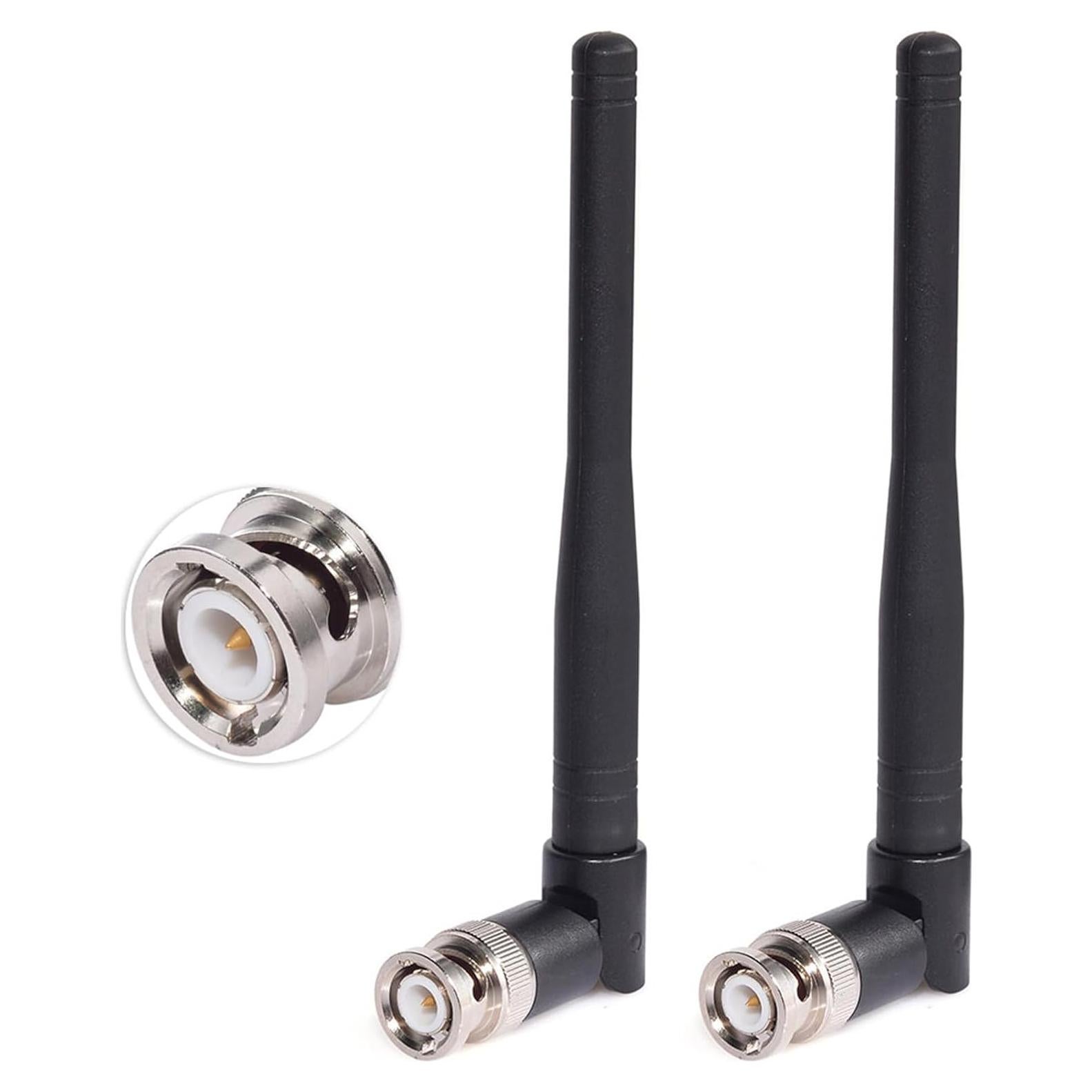 Antena UHF 400-960MHz BNC Macho wlaniot - Paquete de 2