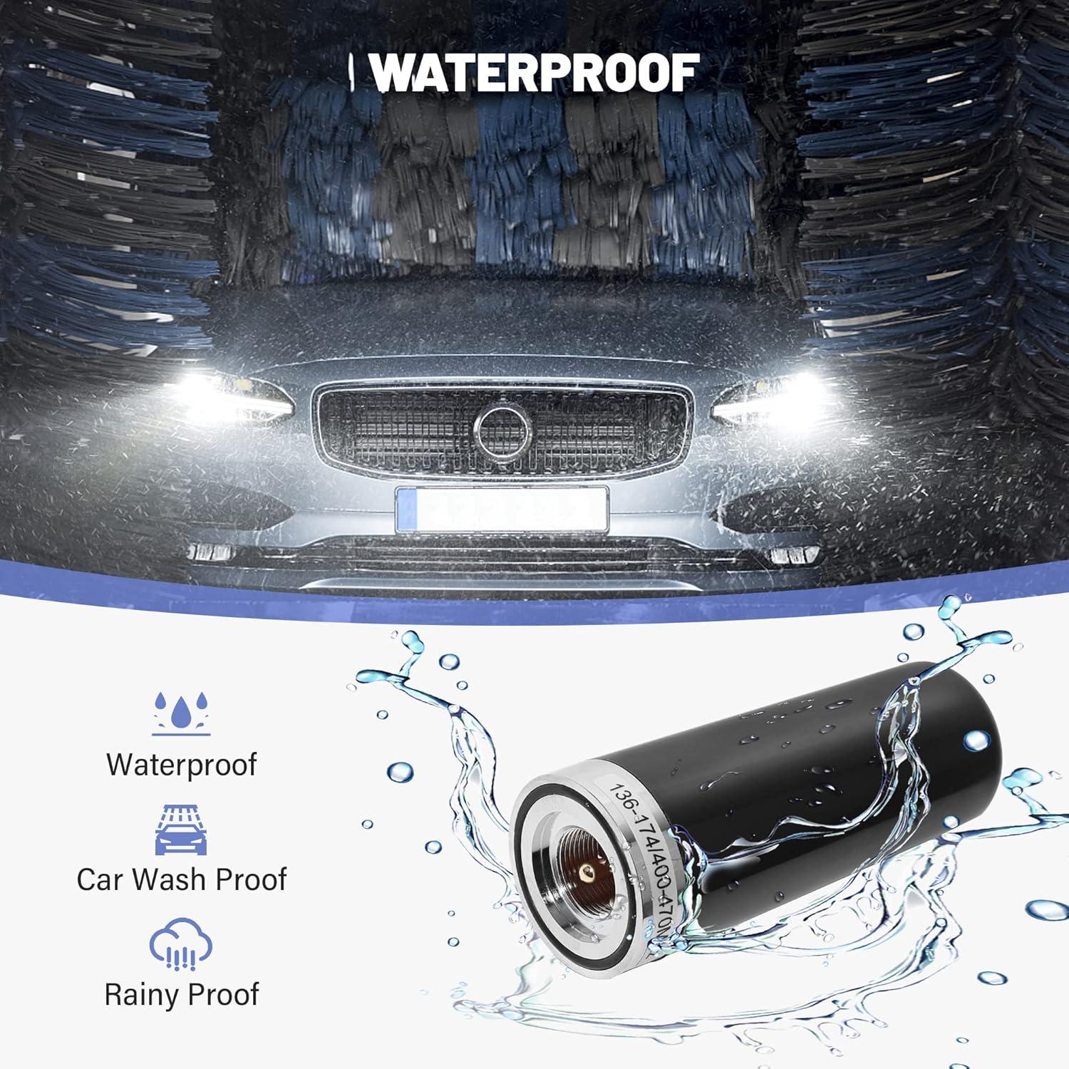 Antena de Radio Móvil Anina Doble Banda VHF UHF 136-174/400-470 MHz