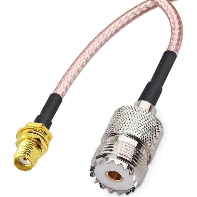 Cable de Antena DHT Electronics SMA a UHF 15.24 cm - Paquete de 2