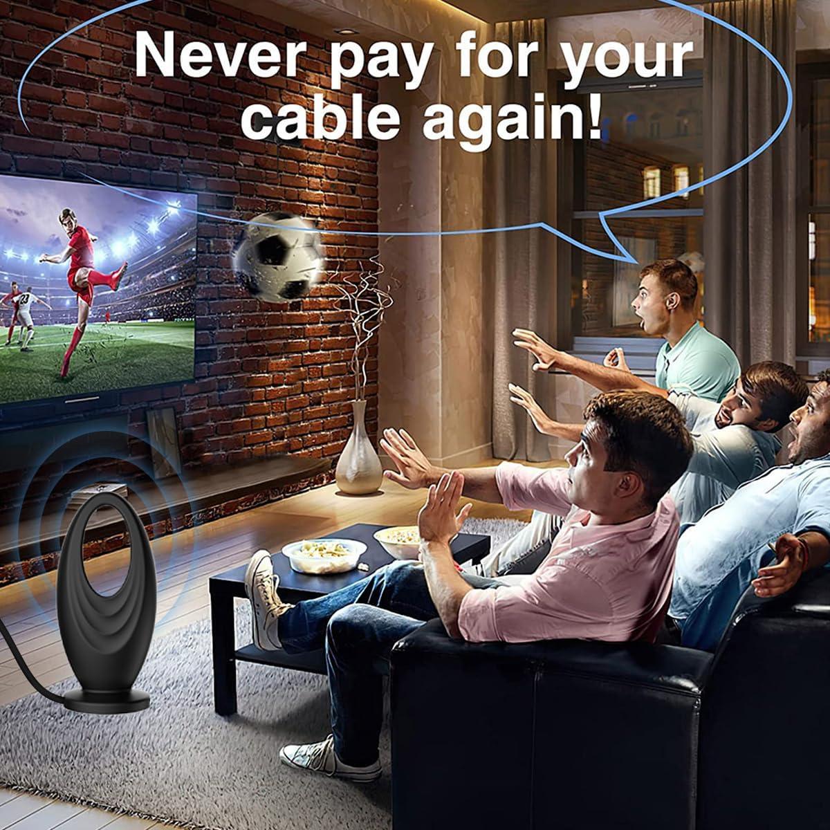 Antena de TV Digital Ouspark 2025 Interior/Exterior 4K 2200 km