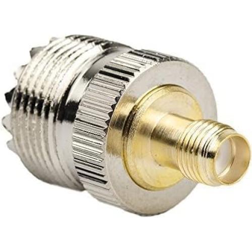 DHT Electronics 2pcs RF coaxial Coax Adapter SMA Female to UHF Female SO-239 SO239