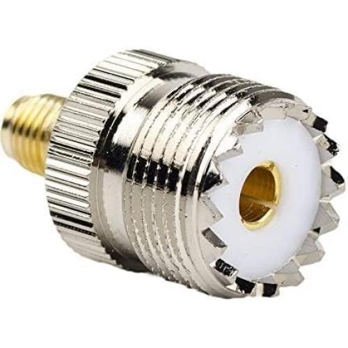 DHT Electronics 2pcs RF coaxial Coax Adapter SMA Female to UHF Female SO-239 SO239