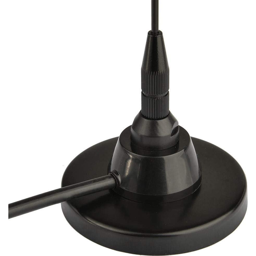 Bingfu Vehicle Car Mobile Ham Radio Antenna Dual Band VHF UHF 136-174MHz 400-520MHz Magnetic Base PL259 Male Antenna for BTECH ICOM Midland Yaesu TYT AnyTone Amateur Two Way Radio