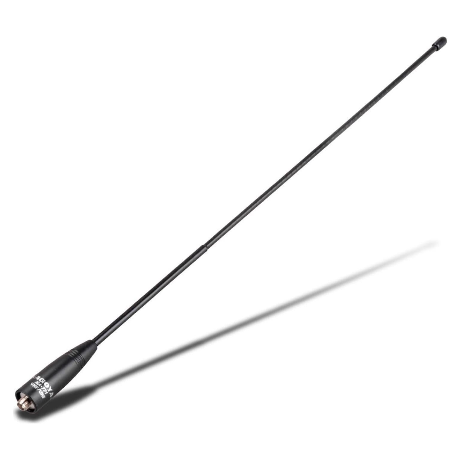 Authentic Genuine Nagoya NA-771 15.6-Inch Whip VHF/UHF (144/430Mhz) Antenna SMA-Female for BTECH and BaoFeng Radios