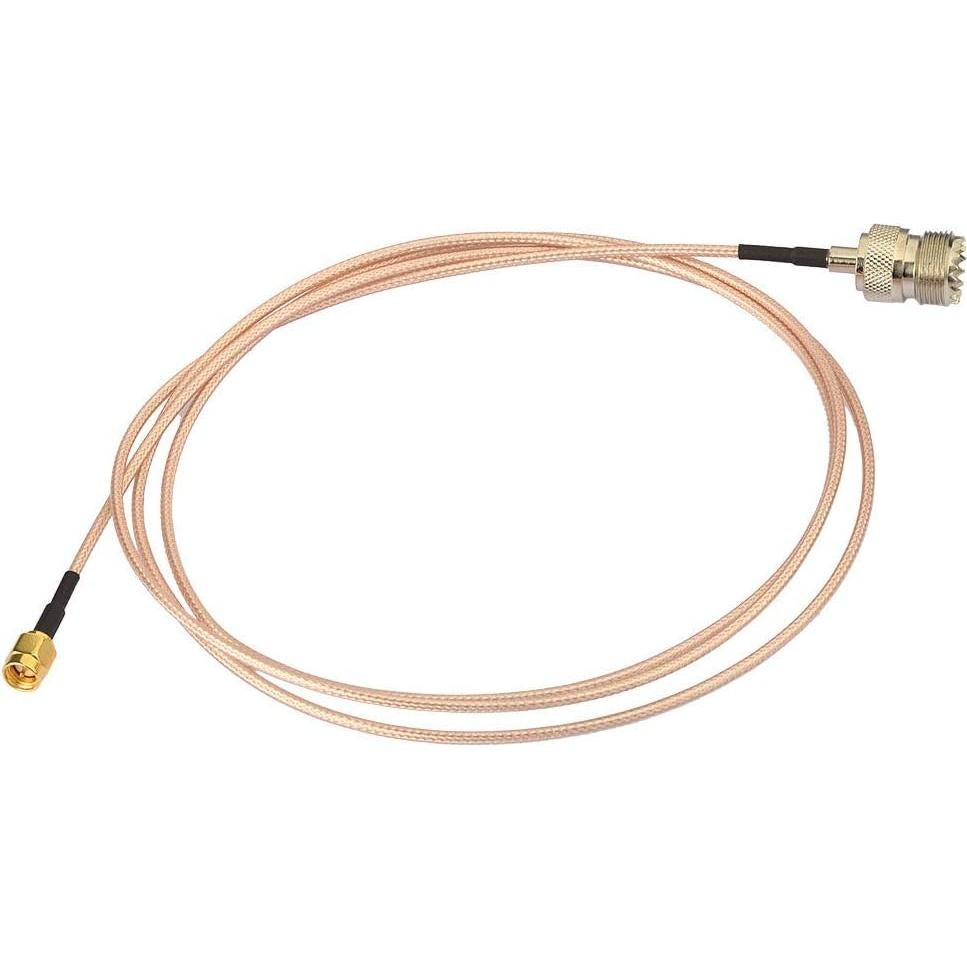 Superbat SMA to SO239 Adapter Pigtail SMA Male to UHF SO-239 Female Connectors RG316 Cable for Spectrum Analyzers SDR Dongle Handheld Antenna Radio VHF/UHF Transmitter 2pcs