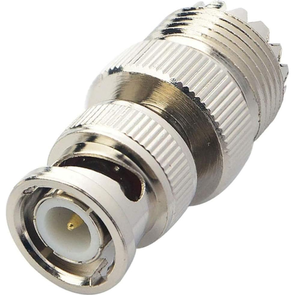 Adaptador Coaxial UHF a BNC Boobrie 2 Piezas 50 Ohmios