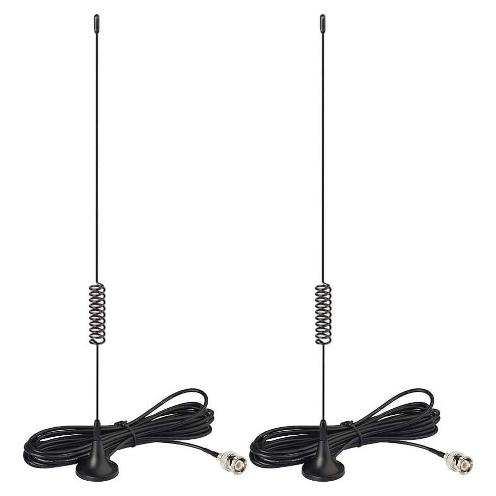 Receptor de Micrófono Inalámbrico Bingfu BNC 2 Unidades