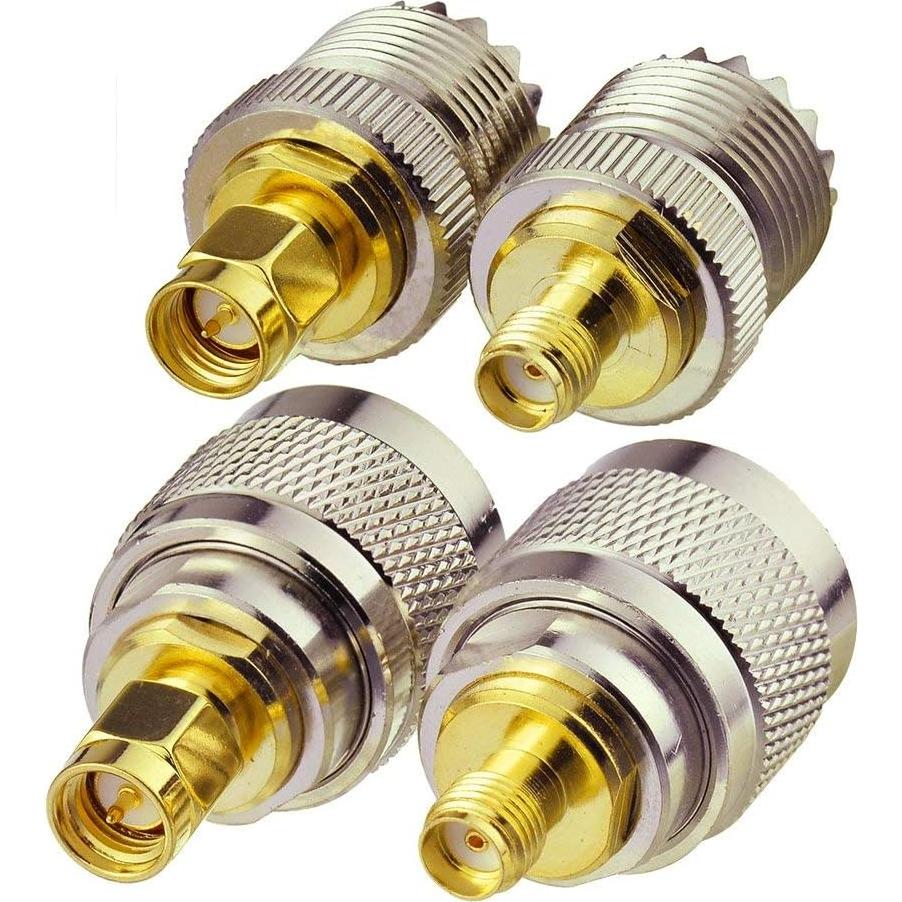 Kit Adaptador Coaxial RF UHF a SMA wlaniot 50 Ohm