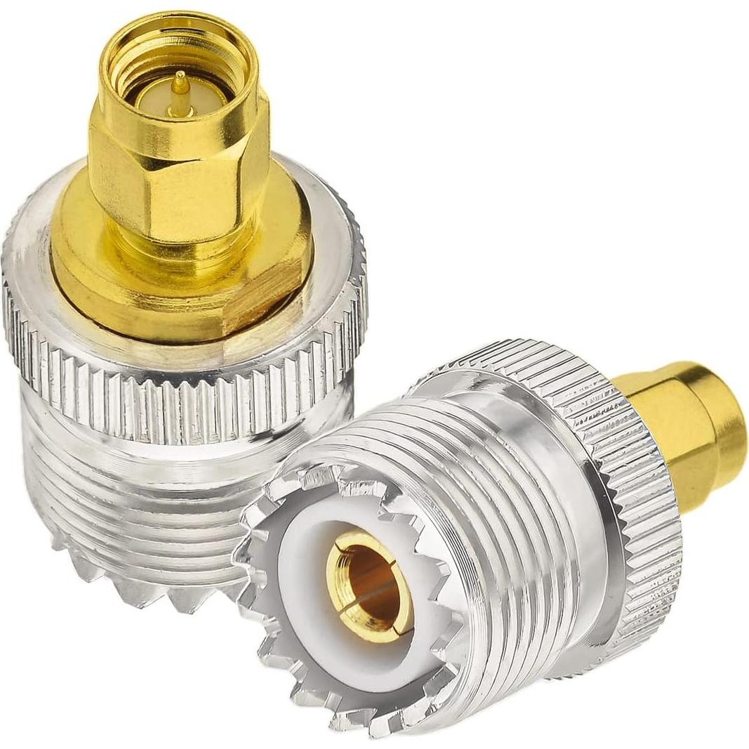 Kit Adaptador Coaxial RF UHF a SMA wlaniot 50 Ohm